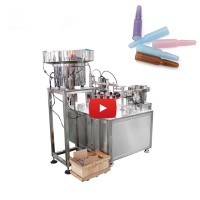 Automatic medical  plastic ampoule sealing and filling machine